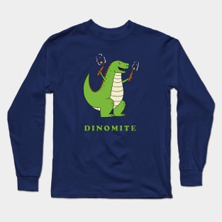 Dinosaur Dinomite Long Sleeve T-Shirt